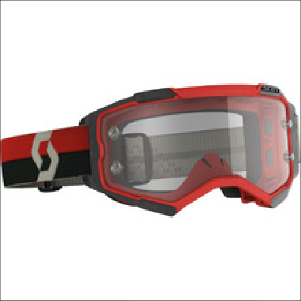 Scott Fury Goggle Red/ Clear