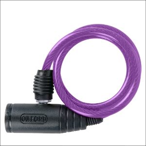 Bumper Cable Lock 600 x 6mm Purple