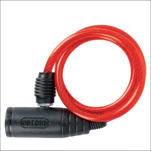 Oxford Bumper Cable Lock 600x6mm RED