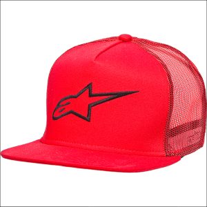 Alpinestar Corp Trucker Hat Red/Blk OS