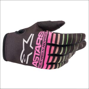 Alps Radar Glove Blk/Green/Fluro Pink S