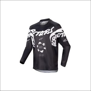 24 Youth Racer Hana Jersey BlkWht YM