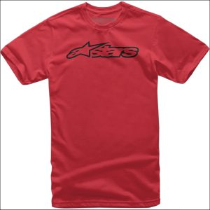 Kids Blaze Tee RedBlk YS