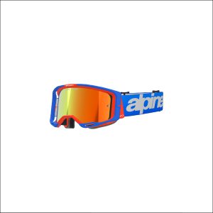 VISION 8 Wordmark Goggle BLU/ORG mir red