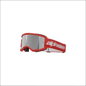 VISION 3 Wordmark Goggle RED mirror silv