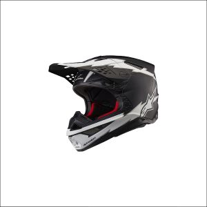 SM10 Ampress Helmet Blk/Wht Matte/L