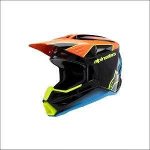 SM3 YTH Fray Helmet Blk/org flu-yel YL