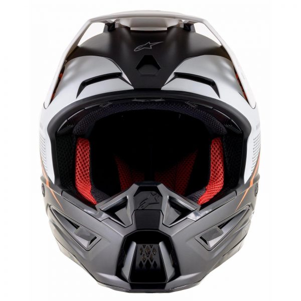 SM5 Rayon Helmet Blk/Wh/Oran M