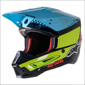 SM5 Speed Helmet Blk/Flouro/Ylw/Blu S
