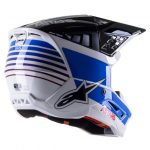 SM5 Speed Helmet Wht/DrkBlu/Red S