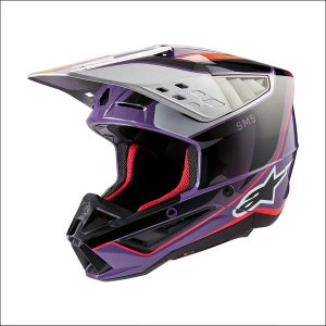 SM5 Sail Helmet Vio/Blk/Silv Gloss L