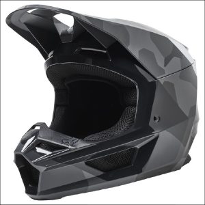 FOX V1 BNKR Helmet Blk Cam XL