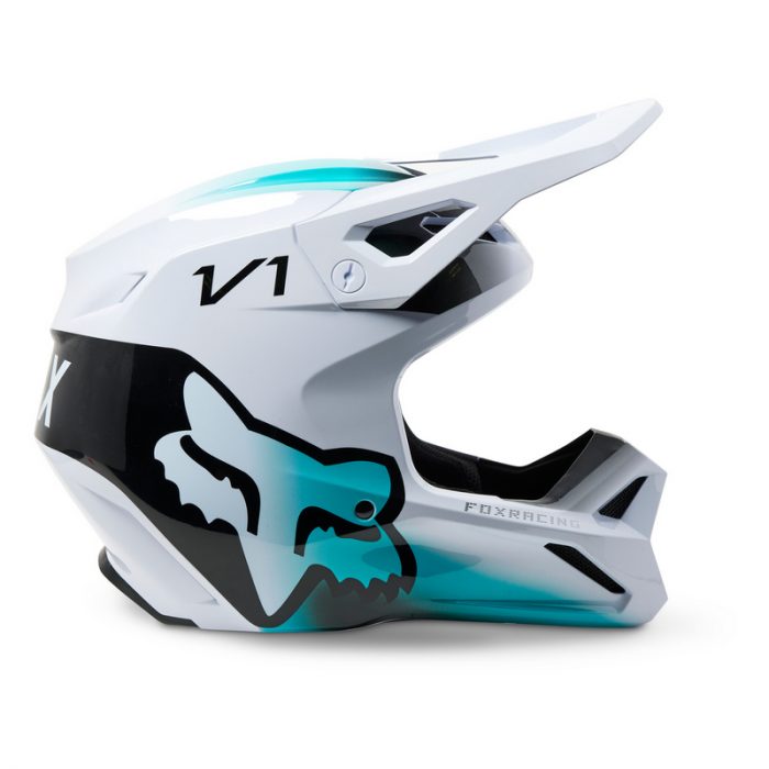 FOX V1 TOXSYK Helmet ECE Wht S