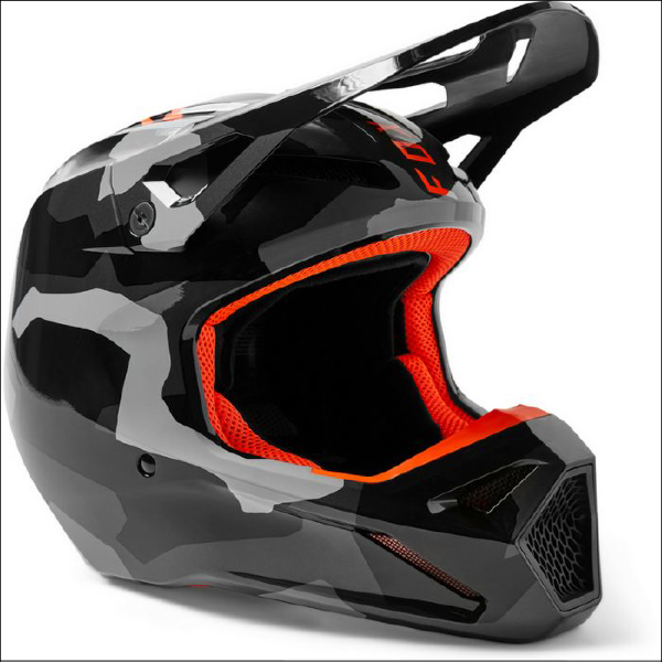 FOX V1 BNKR Helmet Gry Cam S - WBR Motorcycles