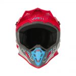 J38 Helmet Blu/Red Matt M