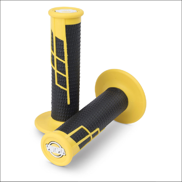 Pro Taper Clampon 1/2 Waffle Yellow/Blk