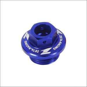 Zeta oil filler plug kaw blue