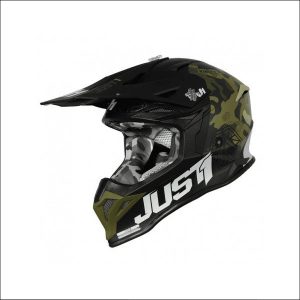 Just 1 J39 Kinetic Helmet Gr/Cam/Blk XXL
