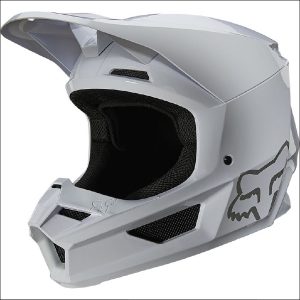 FOX V1 Plaic helmet ECE Wht 2X