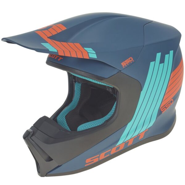 Scott 550 Helmet Stripes deep blue XL